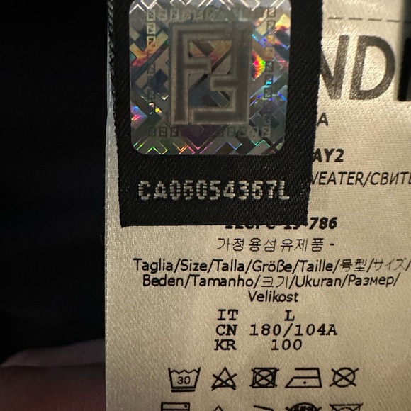 NEW authentic Fendi sweatshirt - Picture 7 of 8